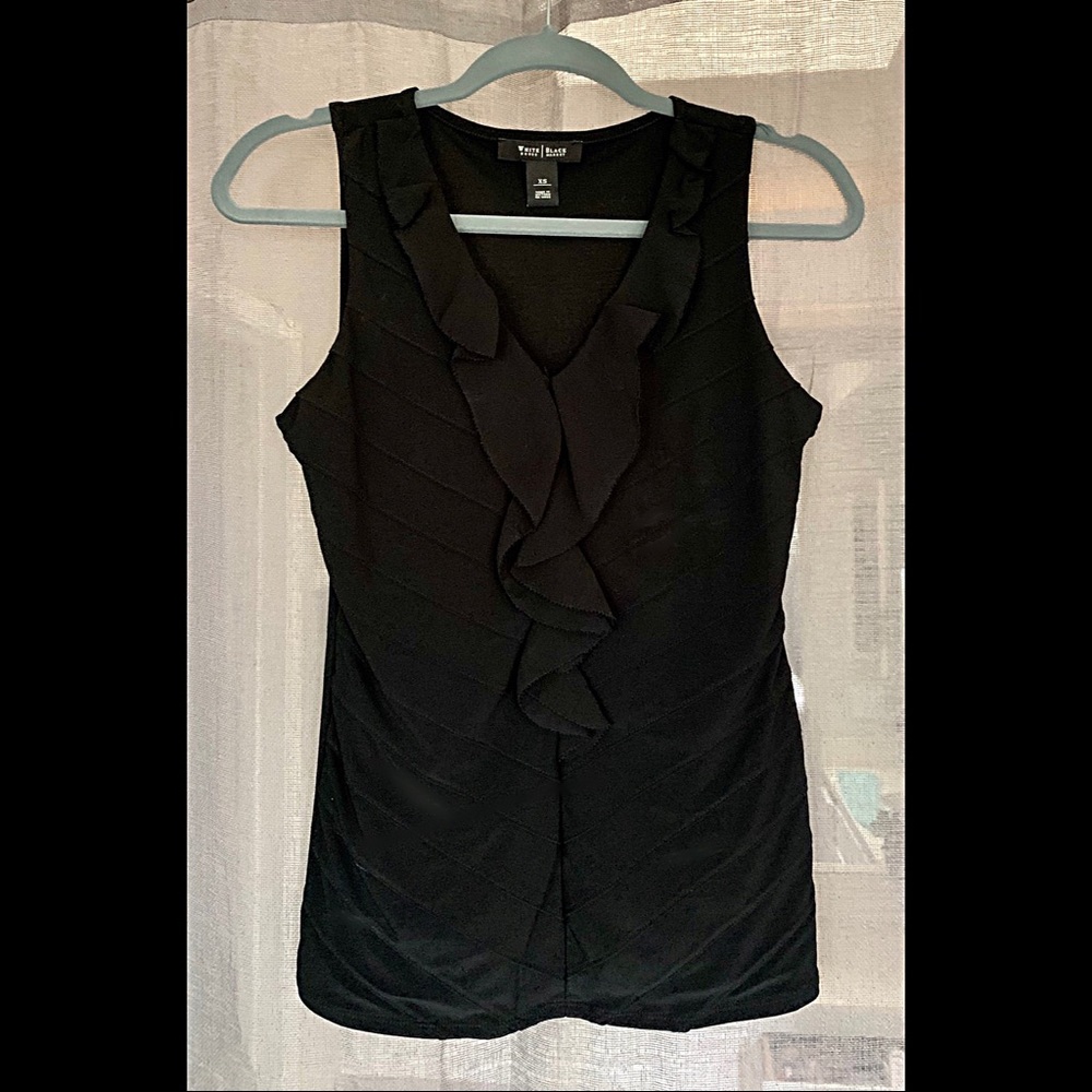 White House Black Market ruffle top